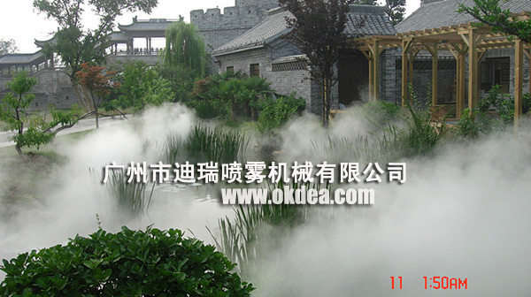 风景区喷雾造景系统